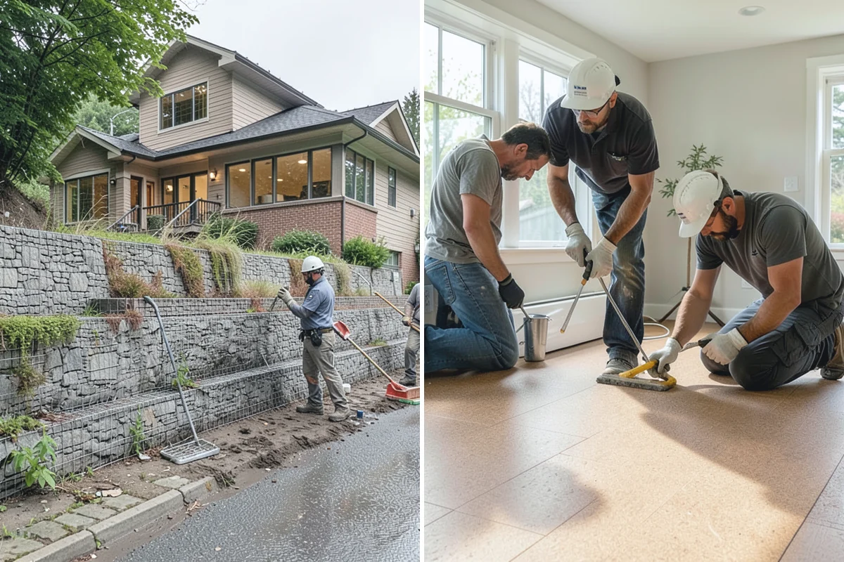 Concrete Steps Construction in Sumner, Pierce County, WA - Measure grade and calculate compliant rise and run