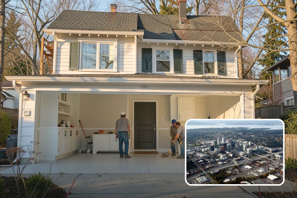 Conservatory Construction in Bellevue, King County, WA - Distinctive, classically styled architecture