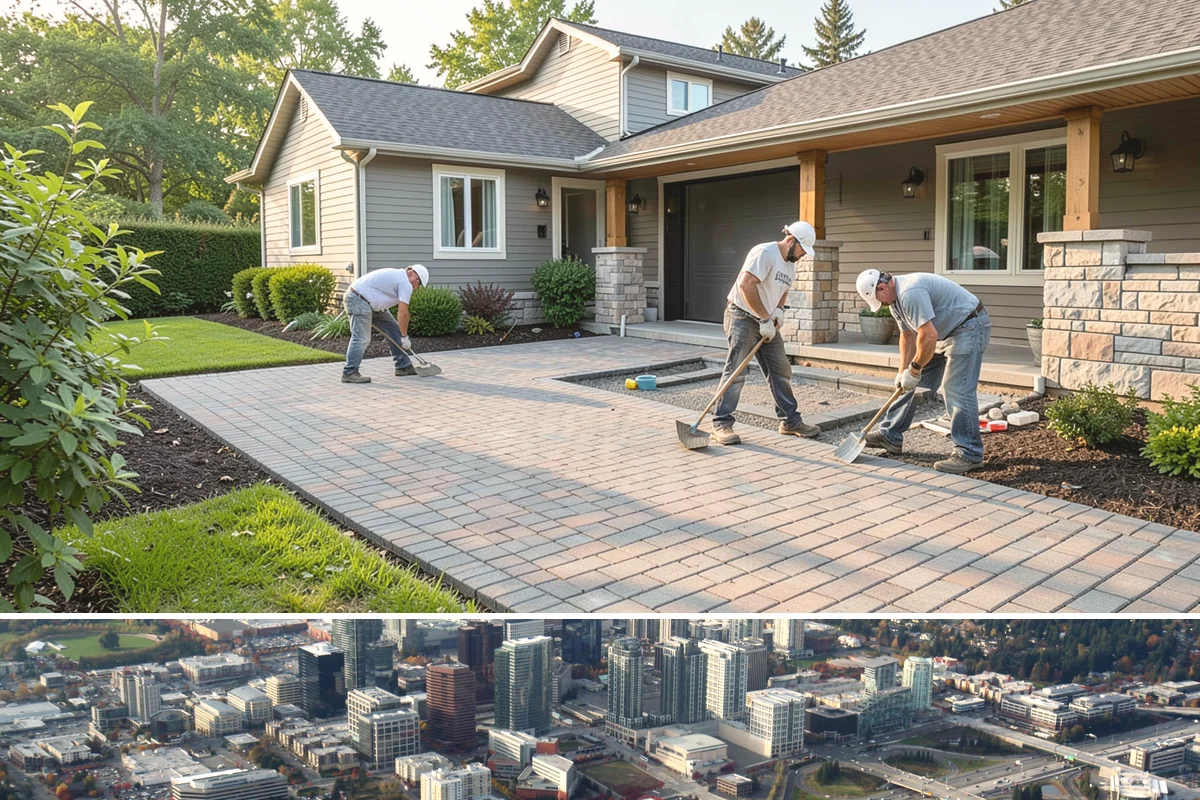 Conservatory Construction in Bellevue, King County, WA - The glass roof and walls are installed during dry weather to ensure fully weather-tight seals.