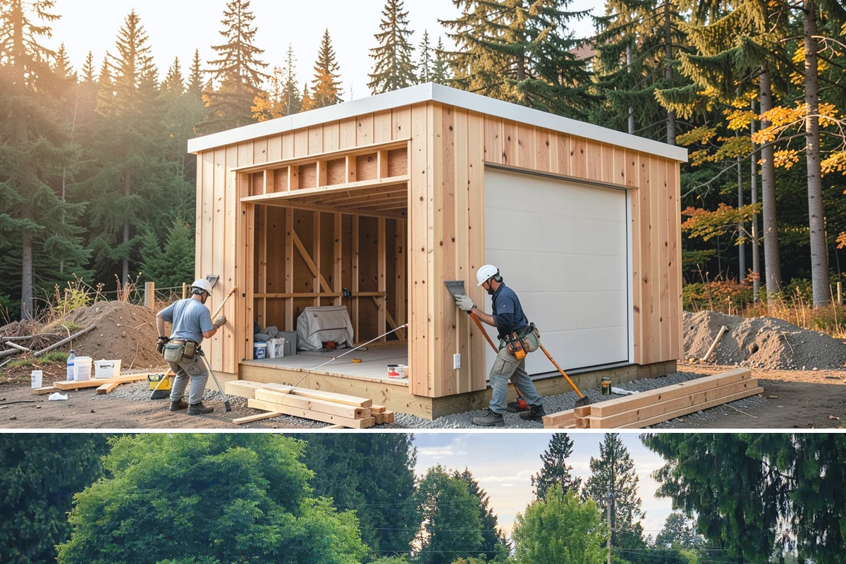 Conservatory Construction in Bonney Lake, Pierce County, WA - The glass roof and walls are installed during dry weather to ensure fully weather-tight seals.