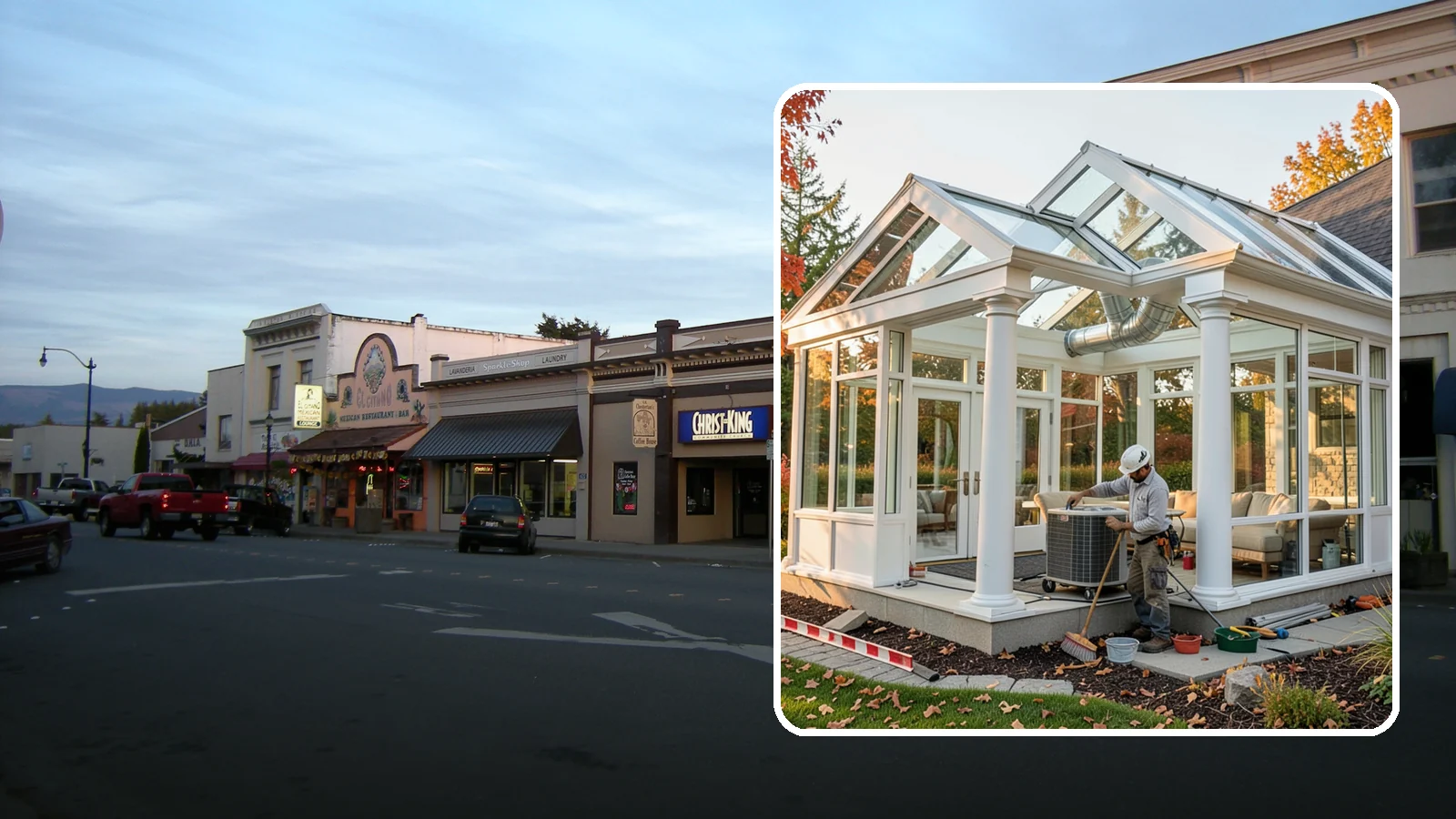 Conservatory Construction in Burlington, Skagit County, WA - An elegant, classically styled glass room addition inspired by traditional garden conservatories.