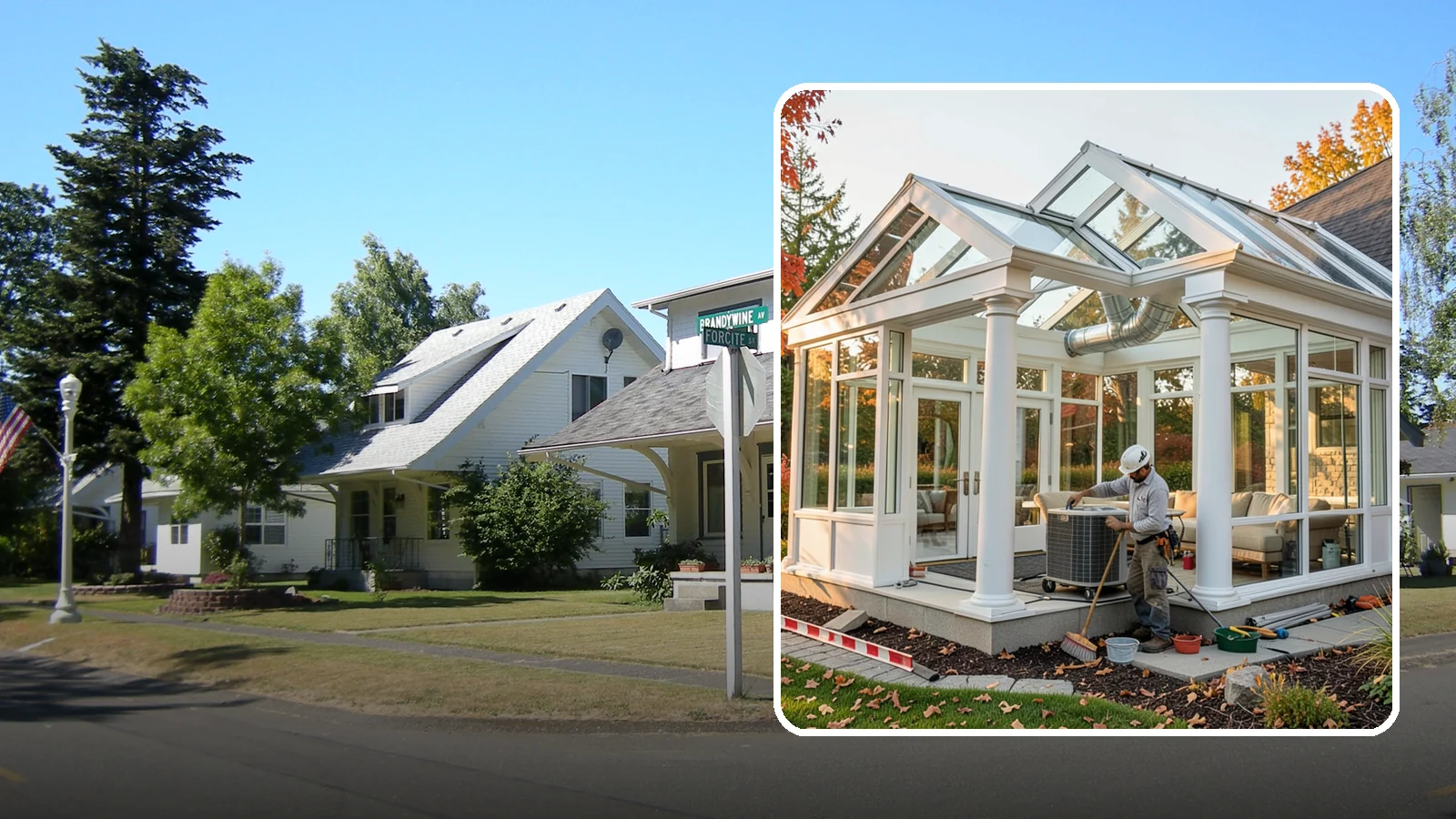 Conservatory Construction in DuPont, Pierce County, WA - An elegant, classically styled glass room addition inspired by traditional garden conservatories.