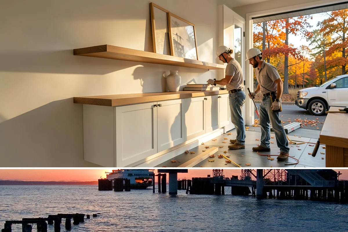 Conservatory Construction in Edmonds, Snohomish County, WA - The glass roof and walls are installed during dry weather to ensure fully weather-tight seals.