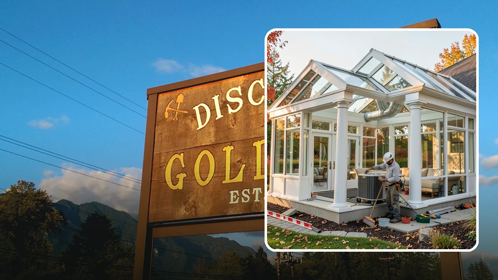 Conservatory Construction in Gold Bar, Snohomish County, WA - An elegant, classically styled glass room addition inspired by traditional garden conservatories.