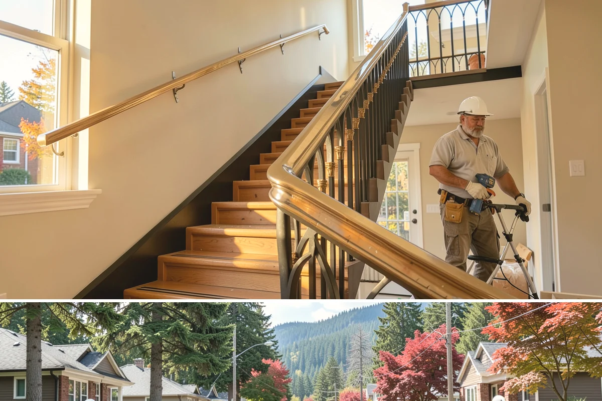 Conservatory Construction in Hunts Point, King County, WA - The glass roof and walls are installed during dry weather to ensure fully weather-tight seals.