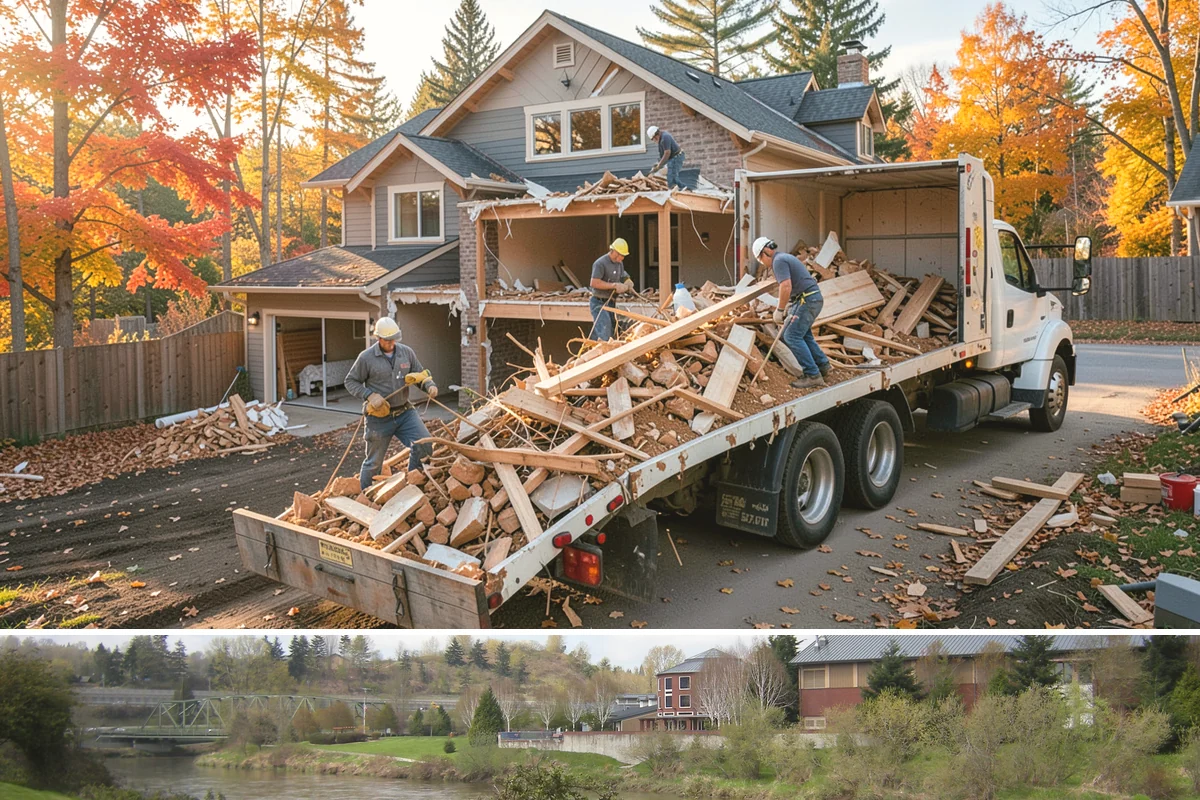 Conservatory Construction in Tukwila, King County, WA - The glass roof and walls are installed during dry weather to ensure fully weather-tight seals.