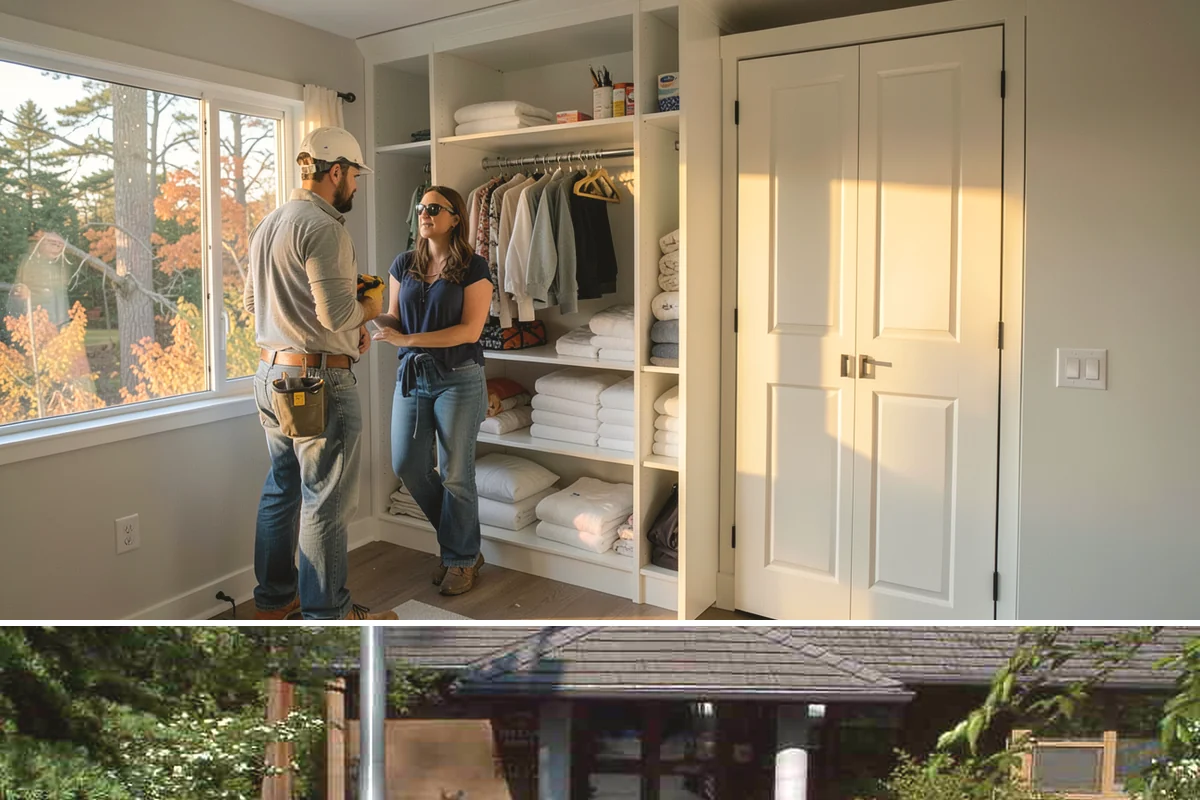 Conservatory Construction in Yarrow Point, King County, WA - The glass roof and walls are installed during dry weather to ensure fully weather-tight seals.