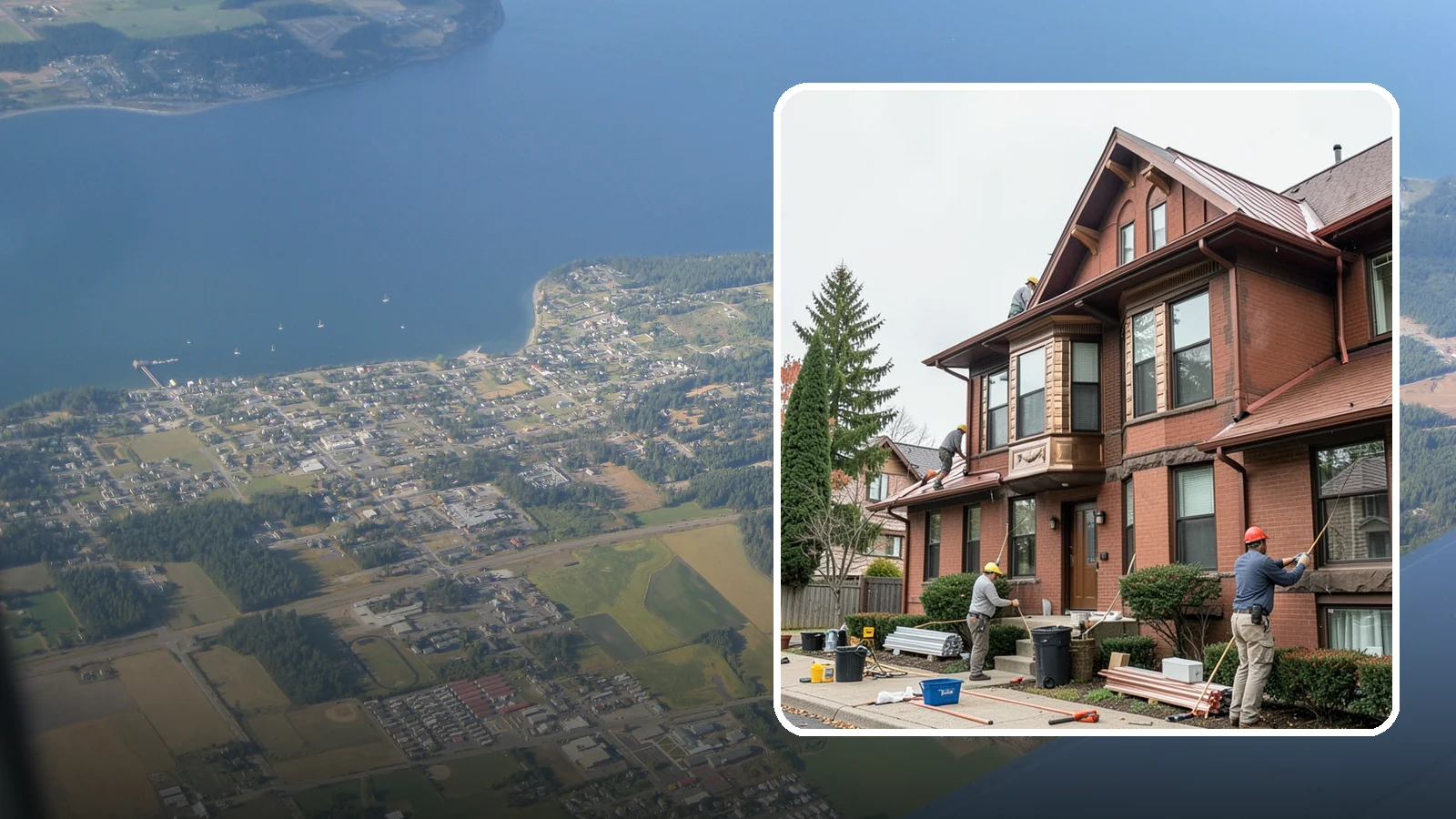 Copper Gutter Installation in Coupeville, Island County, WA - We install premium copper gutters that combine lasting durability with timeless, upscale curb appeal.