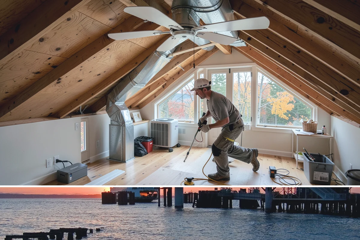 Copper Gutter Installation in Edmonds, Snohomish County, WA - Copper gutters install year-round, with drier conditions preferred for clean soldering and handling.