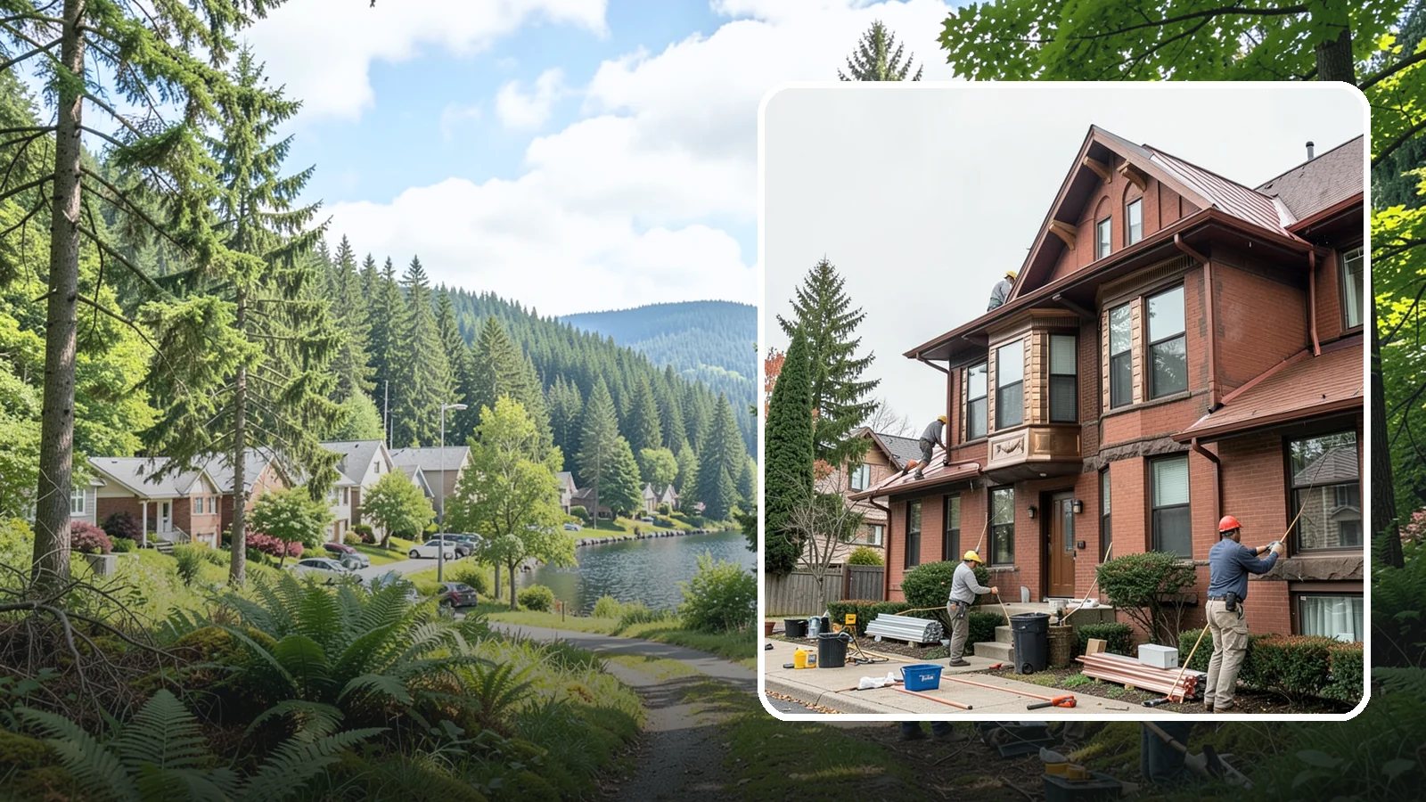 Copper Gutter Installation in Lake Forest Park, King County, WA - We install premium copper gutters that combine lasting durability with timeless, upscale curb appeal.