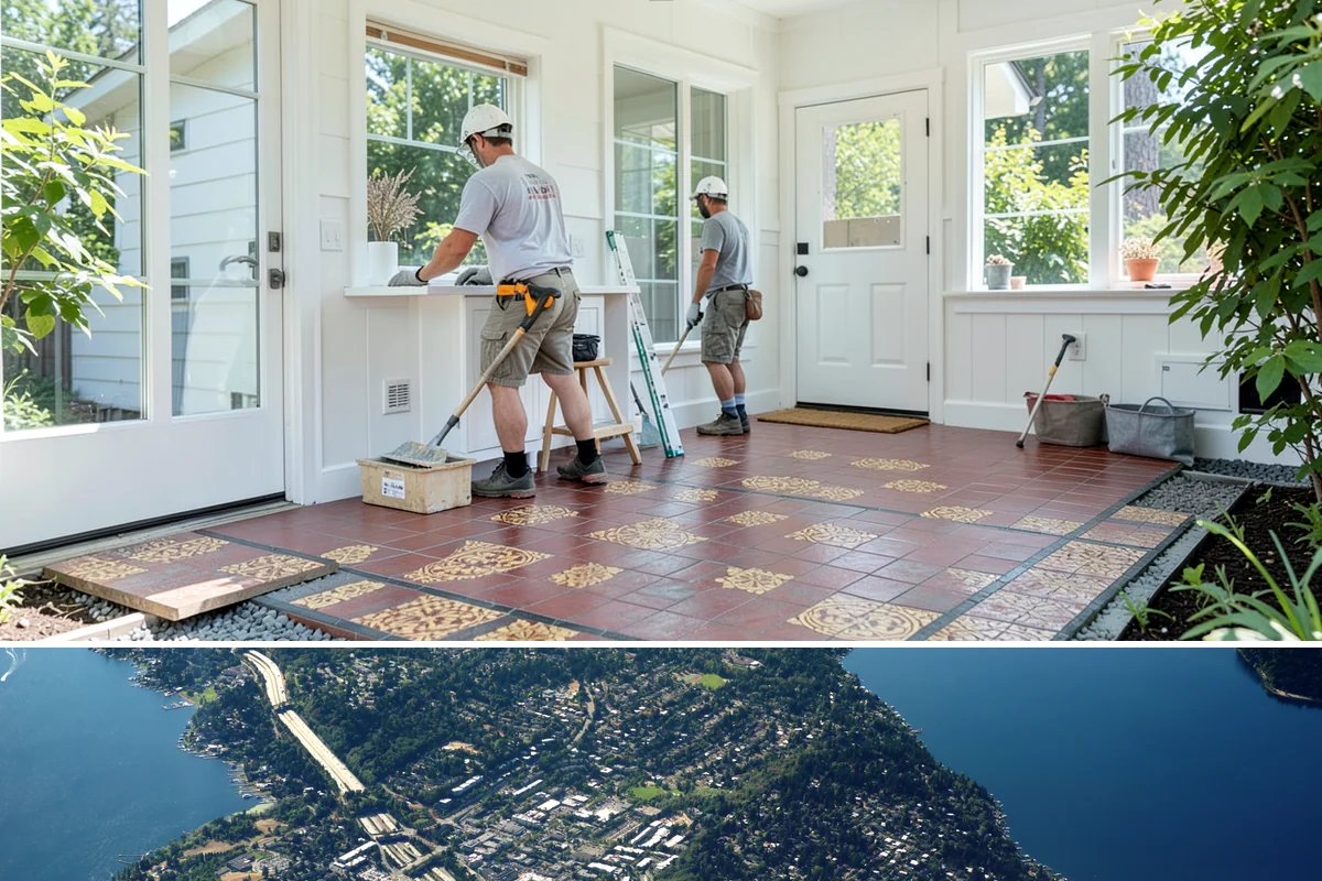 Copper Gutter Installation in Mercer Island, King County, WA - Copper gutters install year-round, with drier conditions preferred for clean soldering and handling.