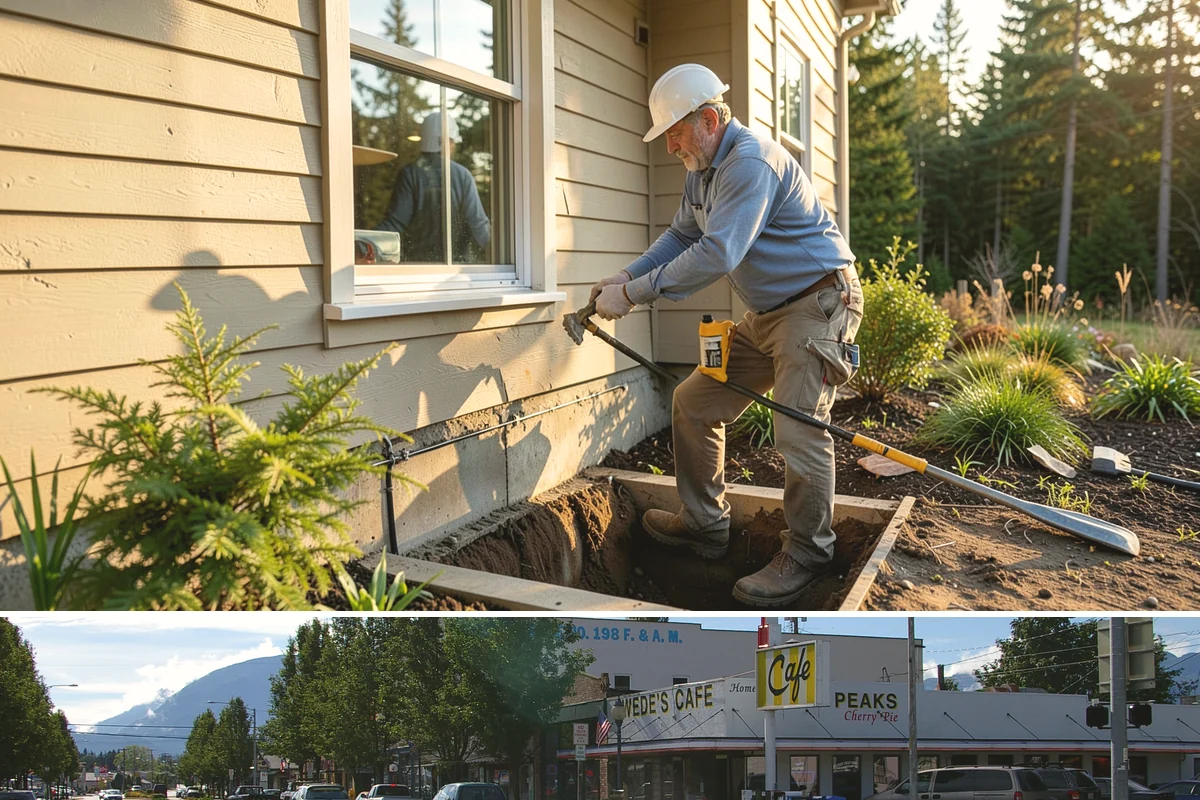Copper Gutter Installation in North Bend, King County, WA - Copper gutters install year-round, with drier conditions preferred for clean soldering and handling.