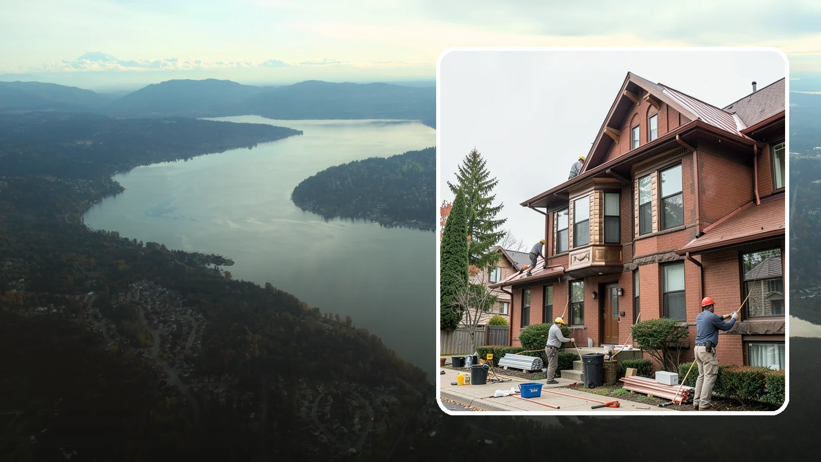 Copper Gutter Installation in Sammamish, King County, WA - We install premium copper gutters that combine lasting durability with timeless, upscale curb appeal.