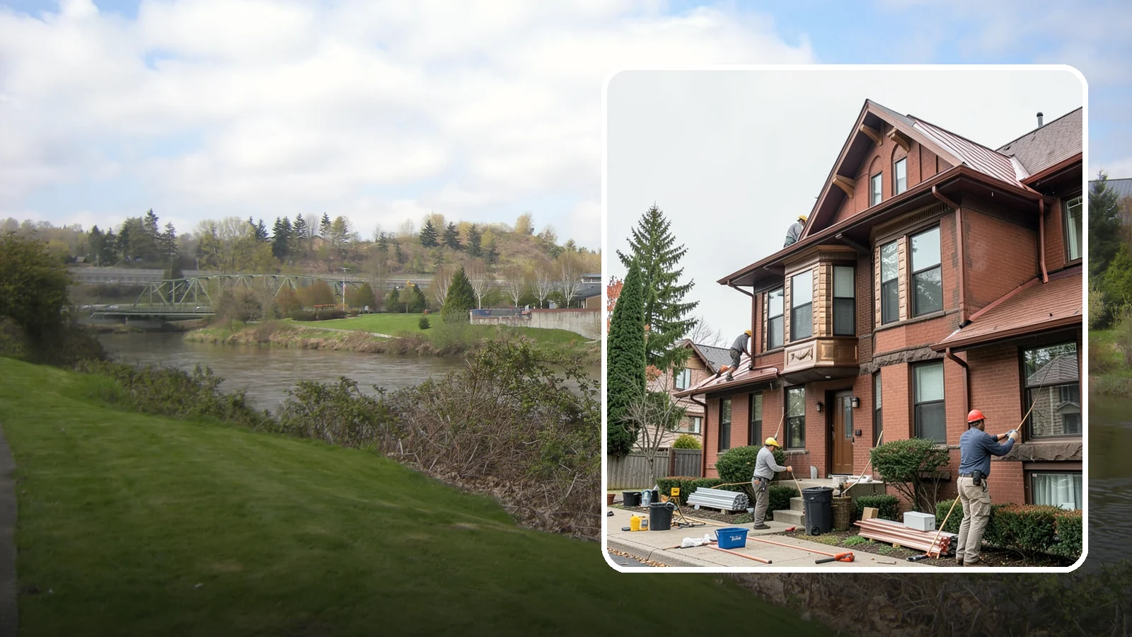 Copper Gutter Installation in Tukwila, King County, WA - We install premium copper gutters that combine lasting durability with timeless, upscale curb appeal.