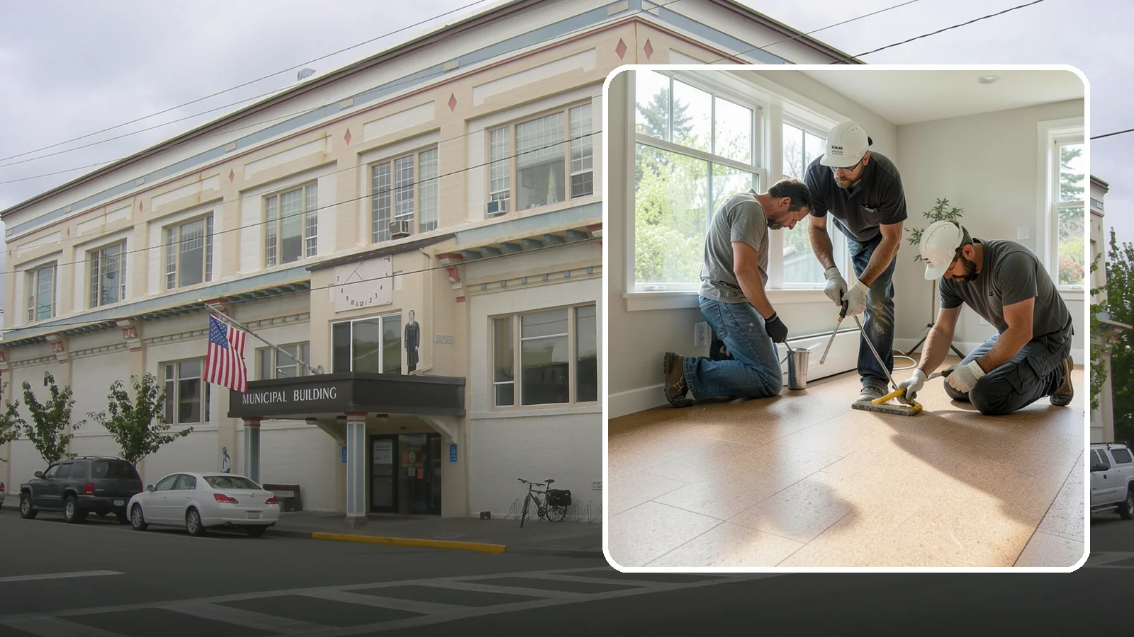 Cork Flooring Installation in Anacortes, Skagit County, WA - Comfortable, insulating cork flooring installation that is gentle underfoot and naturally warm.