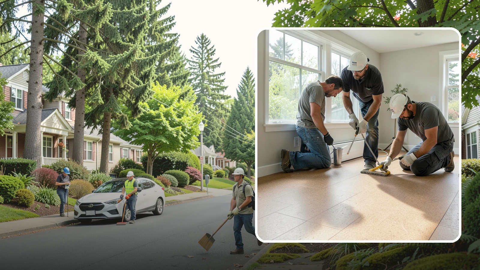 Cork Flooring Installation in Beaux Arts Village, King County, WA - Comfortable, insulating cork flooring installation that is gentle underfoot and naturally warm.