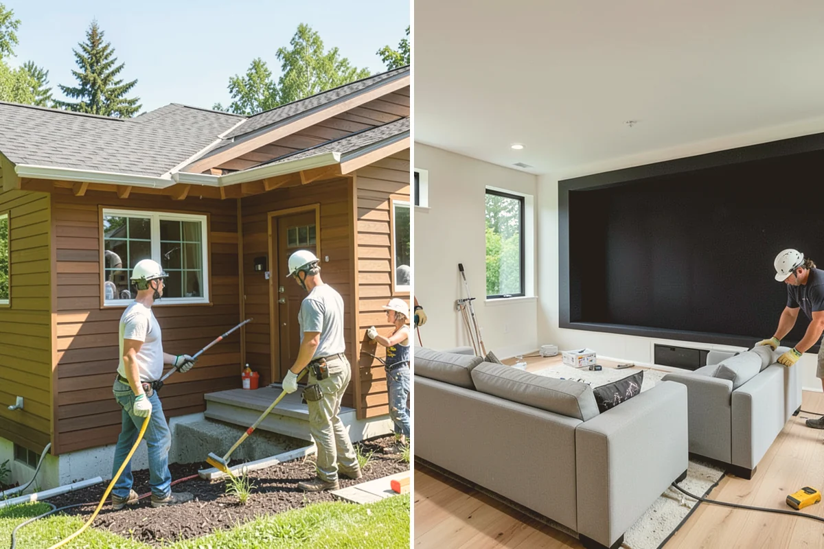 Cork Flooring Installation in Bellevue, King County, WA - Prepare a smooth, dry subfloor