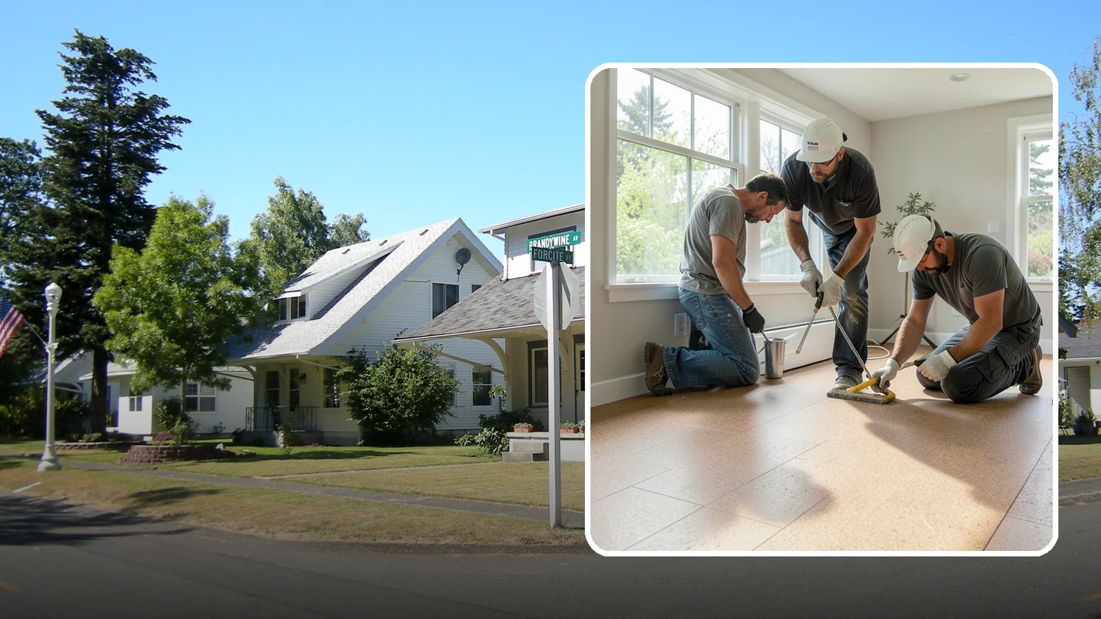 Cork Flooring Installation in DuPont, Pierce County, WA - Comfortable, insulating cork flooring installation that is gentle underfoot and naturally warm.