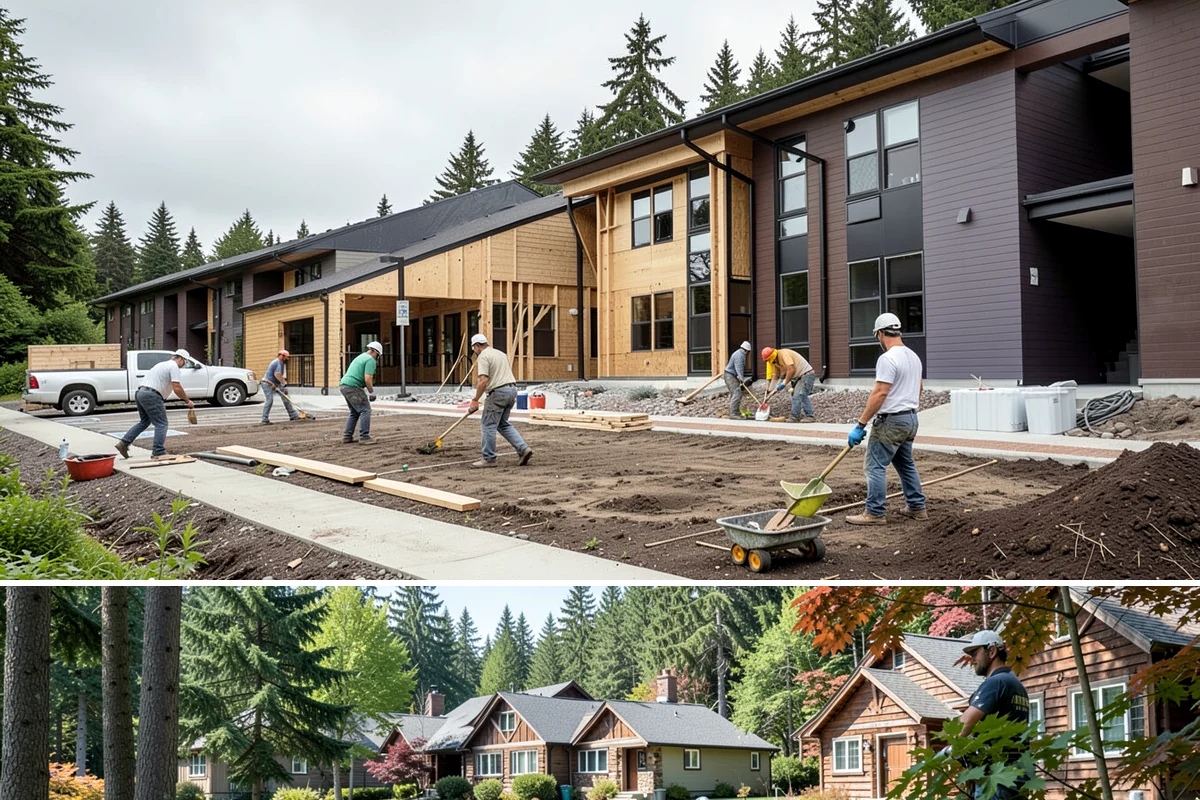 Cork Flooring Installation in Edgewood, Pierce County, WA - Cork is best installed during drier months so the material acclimates without absorbing excess seasonal humidity.