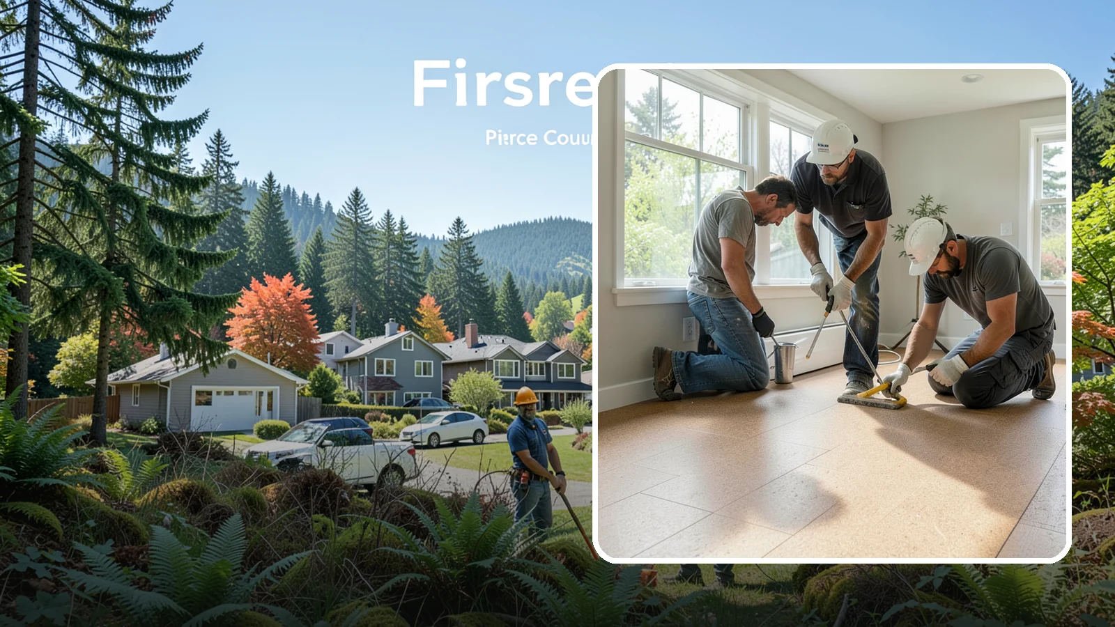 Cork Flooring Installation in Fircrest, Pierce County, WA - Comfortable, insulating cork flooring installation that is gentle underfoot and naturally warm.