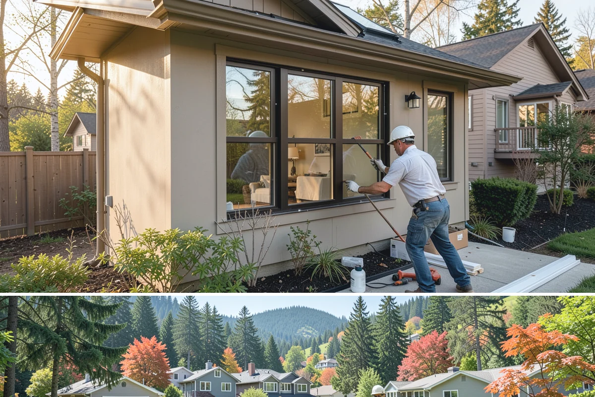 Cork Flooring Installation in Fircrest, Pierce County, WA - Cork is best installed during drier months so the material acclimates without absorbing excess seasonal humidity.