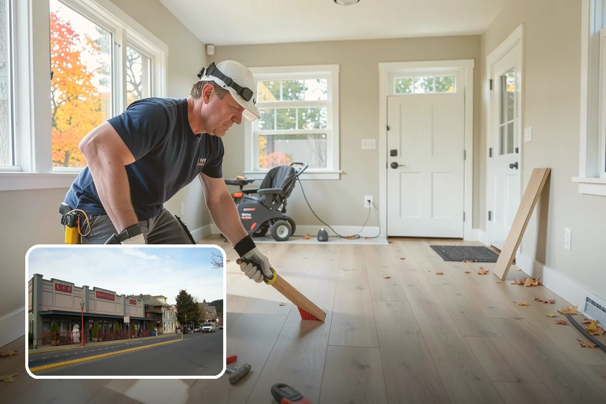 Cork Flooring Installation in Issaquah, King County, WA - Soft and cushioned for standing comfort