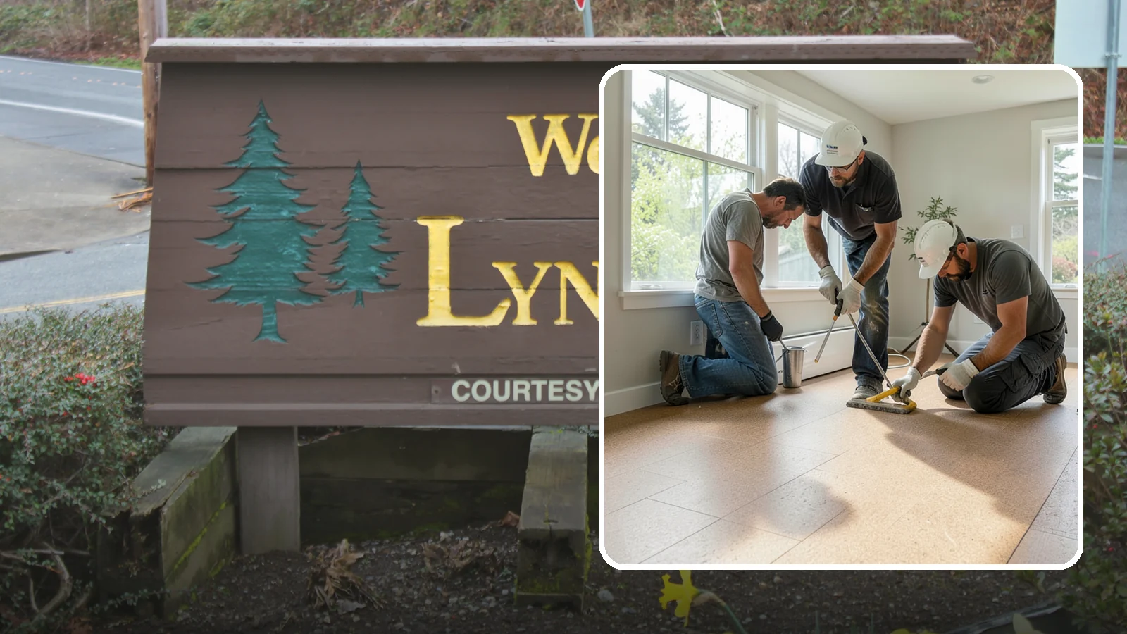 Cork Flooring Installation in Lynnwood, Snohomish County, WA - Comfortable, insulating cork flooring installation that is gentle underfoot and naturally warm.