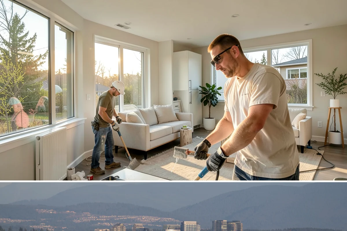 Cork Flooring Installation in Medina, King County, WA - Cork is best installed during drier months so the material acclimates without absorbing excess seasonal humidity.