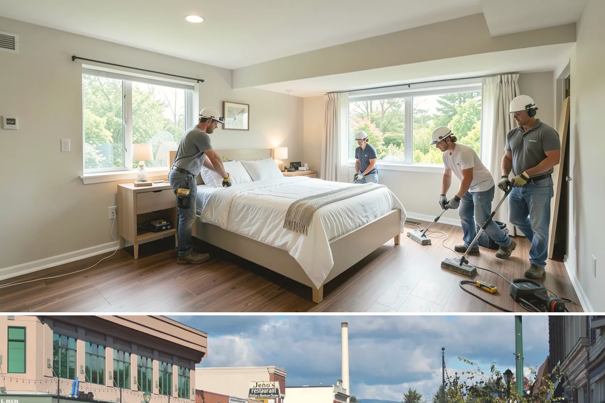 Cork Flooring Installation in Monroe, Snohomish County, WA - Cork is best installed during drier months so the material acclimates without absorbing excess seasonal humidity.