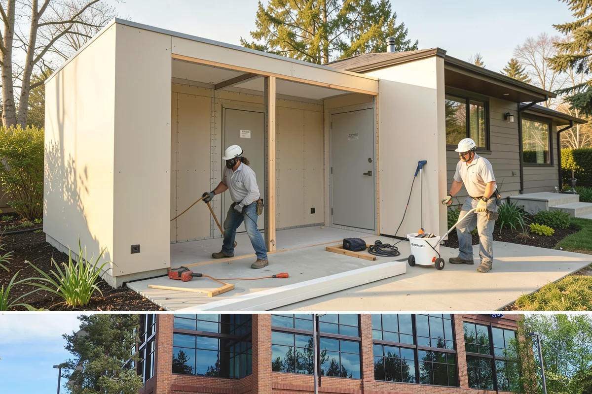 Cork Flooring Installation in Mountlake Terrace, Snohomish County, WA - Cork is best installed during drier months so the material acclimates without absorbing excess seasonal humidity.