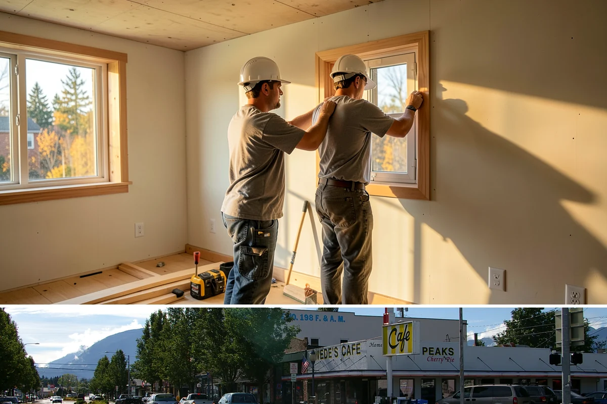 Cork Flooring Installation in North Bend, King County, WA - Cork is best installed during drier months so the material acclimates without absorbing excess seasonal humidity.