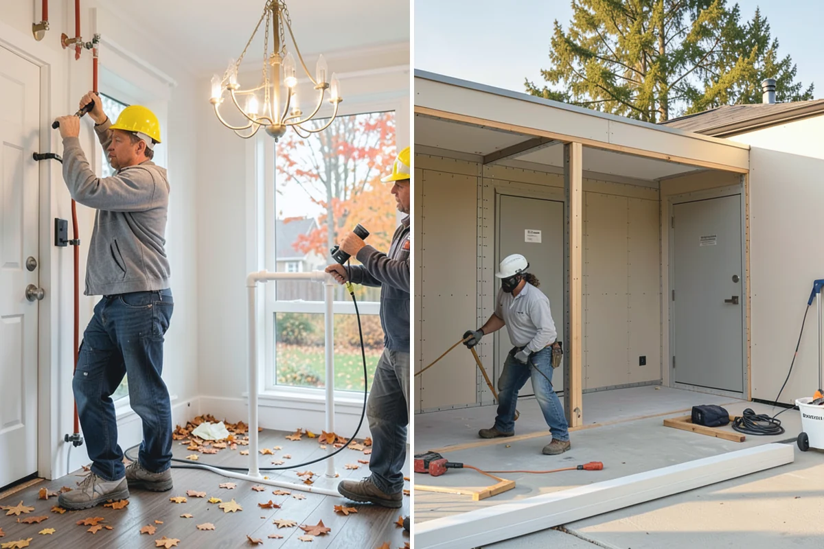 Cork Flooring Installation in Roy, Pierce County, WA - Prepare a smooth, dry subfloor