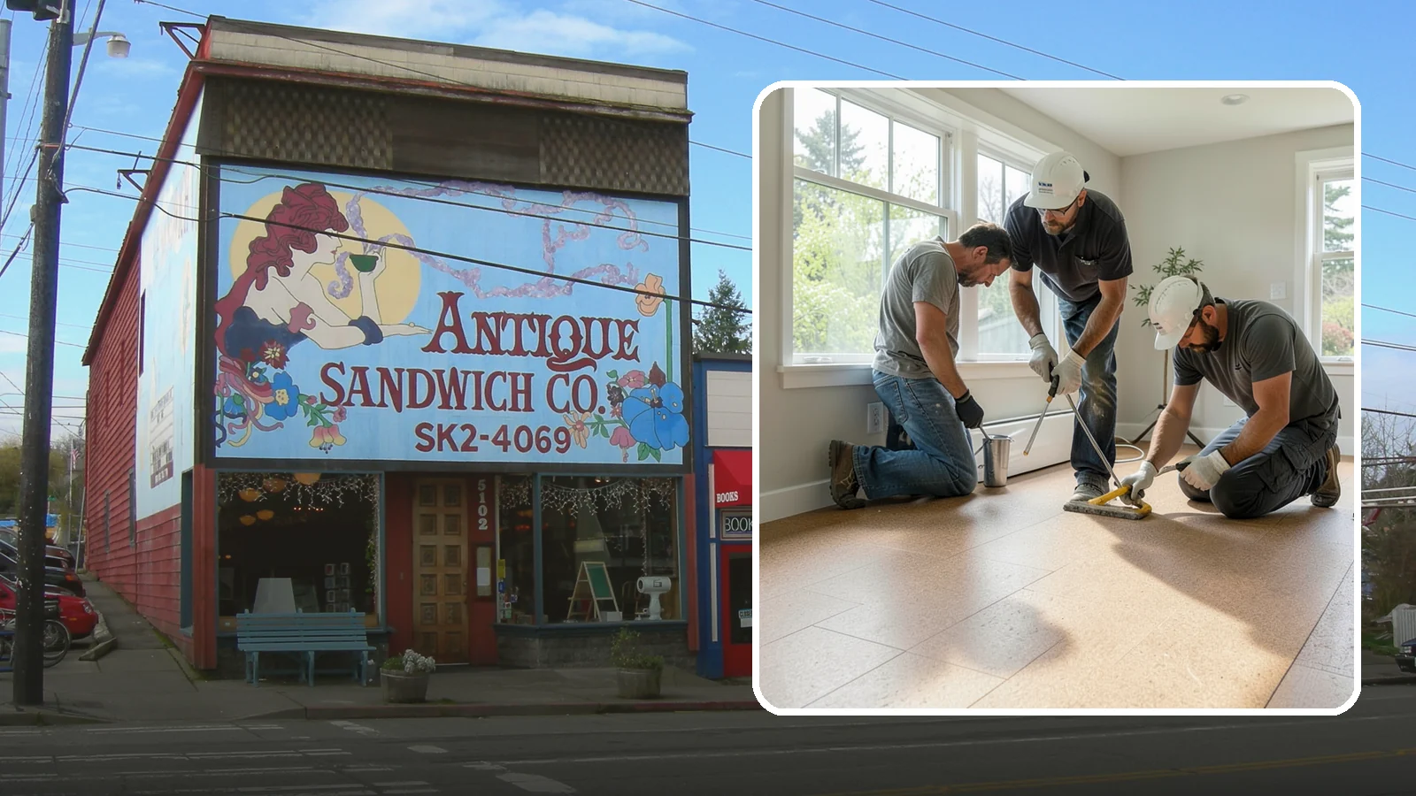 Cork Flooring Installation in Ruston, Pierce County, WA - Comfortable, insulating cork flooring installation that is gentle underfoot and naturally warm.