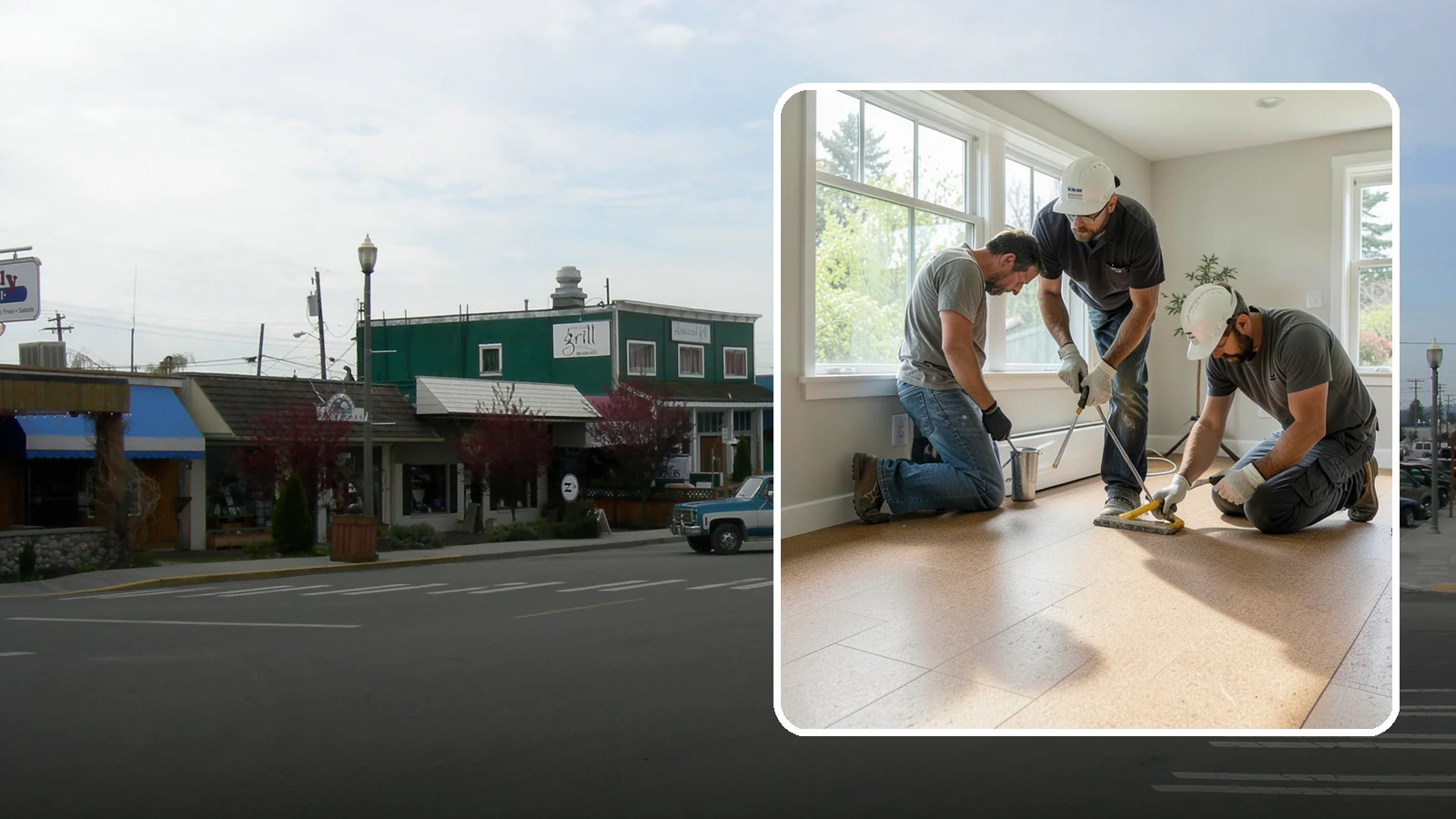 Cork Flooring Installation in Stanwood, Snohomish County, WA - Comfortable, insulating cork flooring installation that is gentle underfoot and naturally warm.