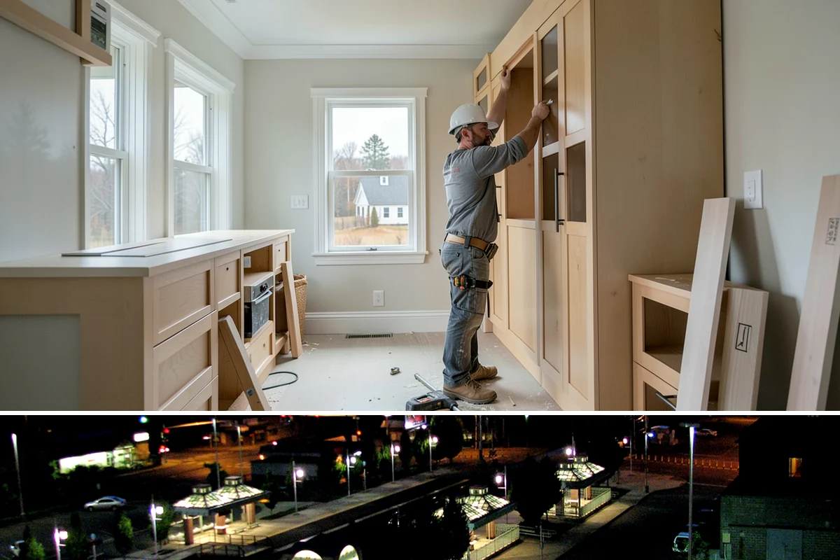 Countertop Fabrication in Auburn, King County, WA - Countertop fabrication takes place in a controlled shop year-round, unaffected by Western Washington weather.
