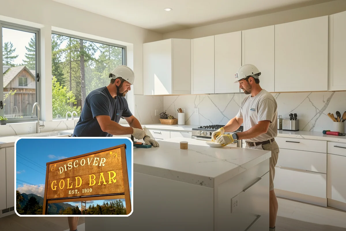Countertop Fabrication in Gold Bar, Snohomish County, WA - Digitally accurate templating and cutting