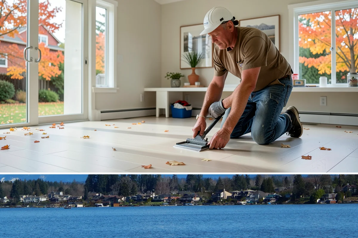 Countertop Fabrication in Lake Stevens, Snohomish County, WA - Countertop fabrication takes place in a controlled shop year-round, unaffected by Western Washington weather.