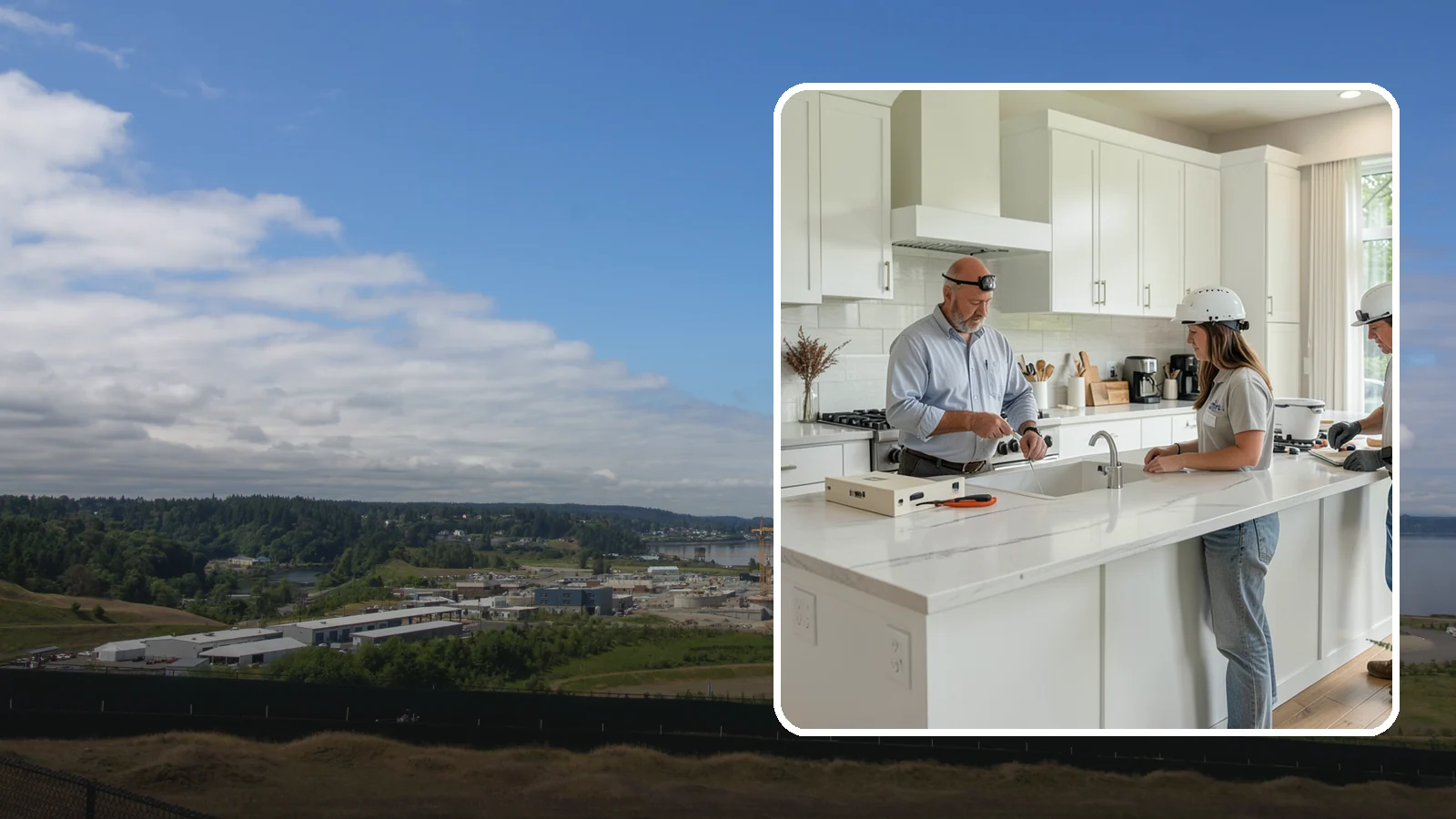 Countertop Fabrication in University Place, Pierce County, WA - Precision countertop fabrication that cuts, shapes, and finishes slabs to your exact templates and edge specifications.