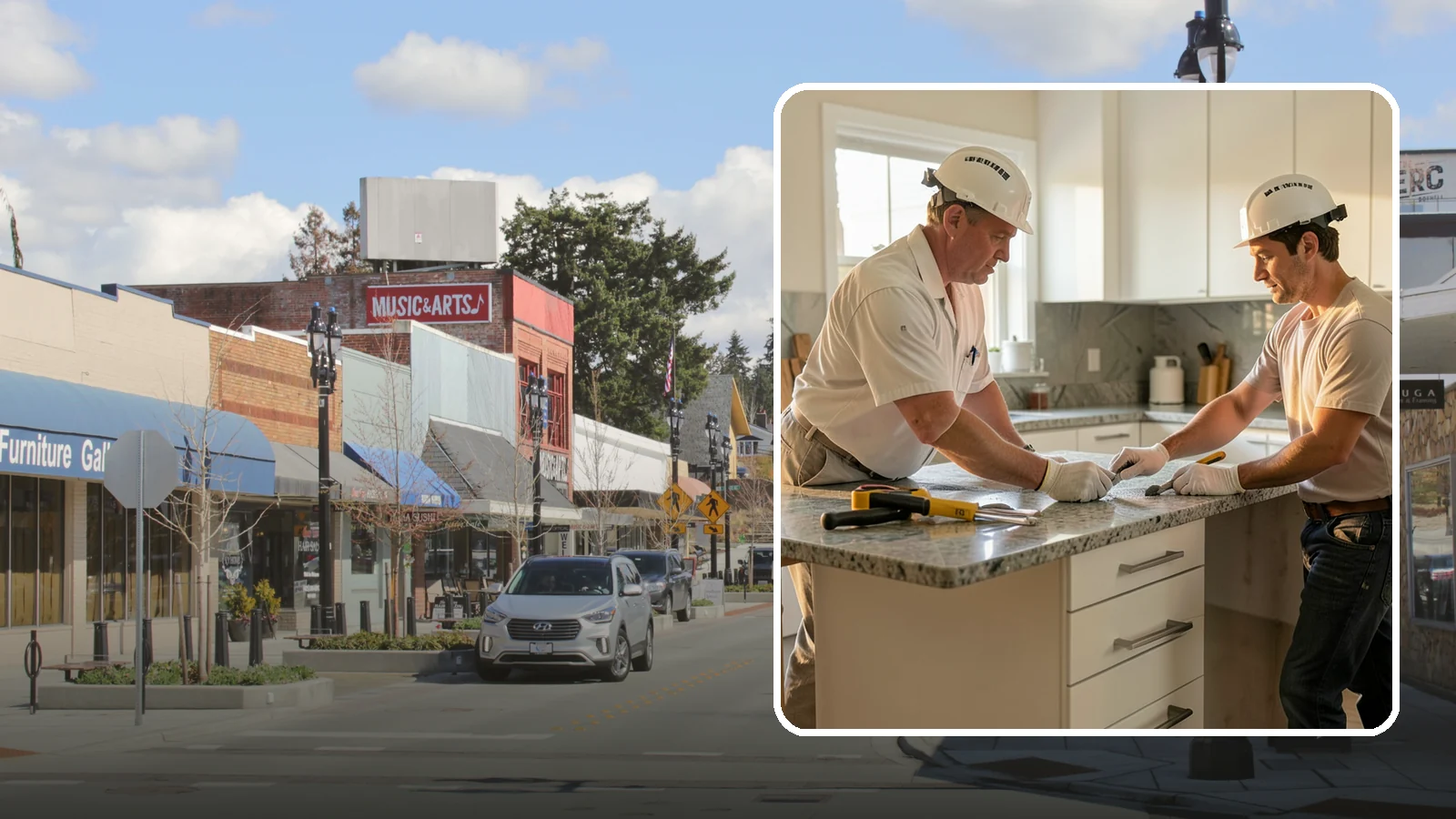 Countertop Repair in Bothell, King County, WA - Professional countertop repair that fixes chips, cracks, seams, and stains to restore your surface without full replacement.