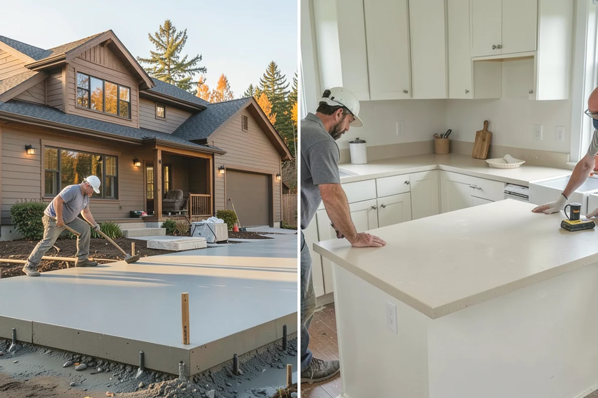 Countertop Repair in Burlington, Skagit County, WA - Inspect the damage and identify the material