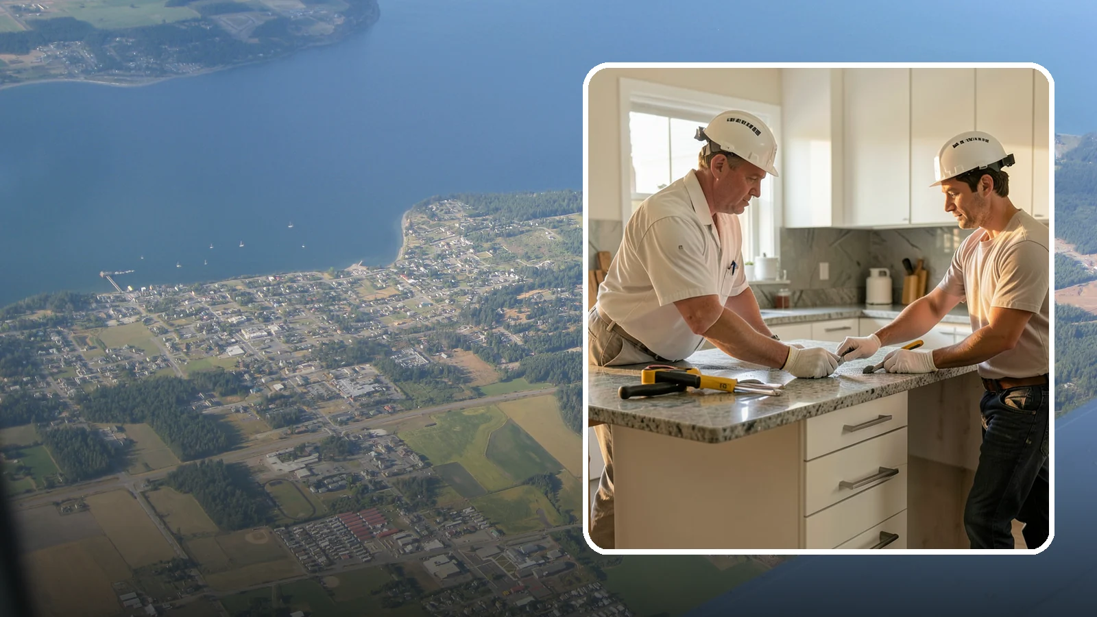 Countertop Repair in Coupeville, Island County, WA - Professional countertop repair that fixes chips, cracks, seams, and stains to restore your surface without full replacement.