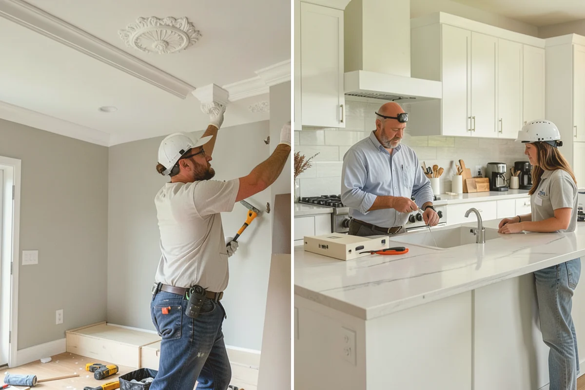 Countertop Repair in Fife, Pierce County, WA - Inspect the damage and identify the material