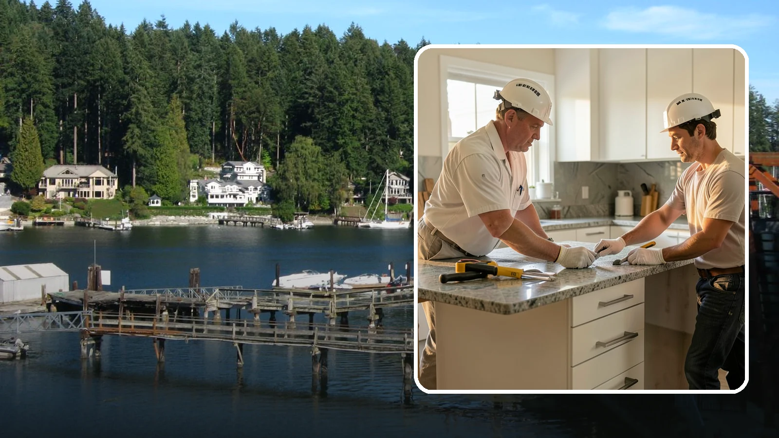 Countertop Repair in Gig Harbor, Pierce County, WA - Professional countertop repair that fixes chips, cracks, seams, and stains to restore your surface without full replacement.
