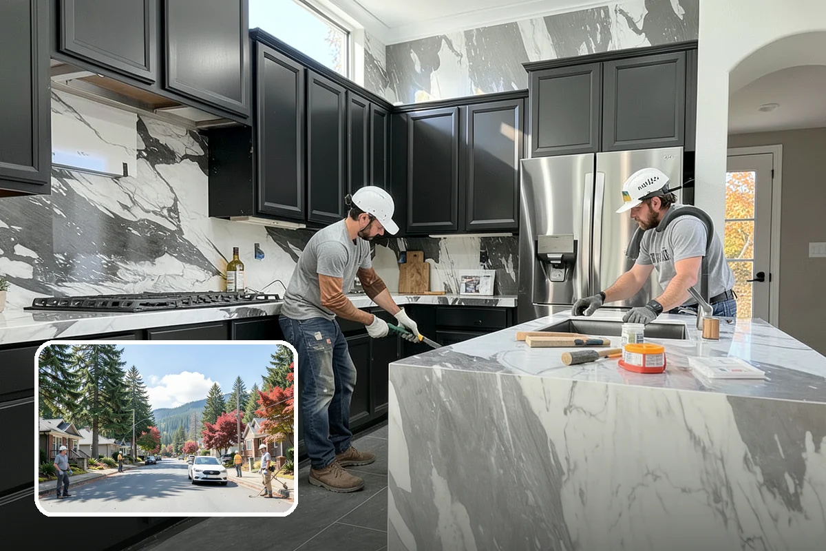 Countertop Repair in Hunts Point, King County, WA - Cost-effective alternative to replacement