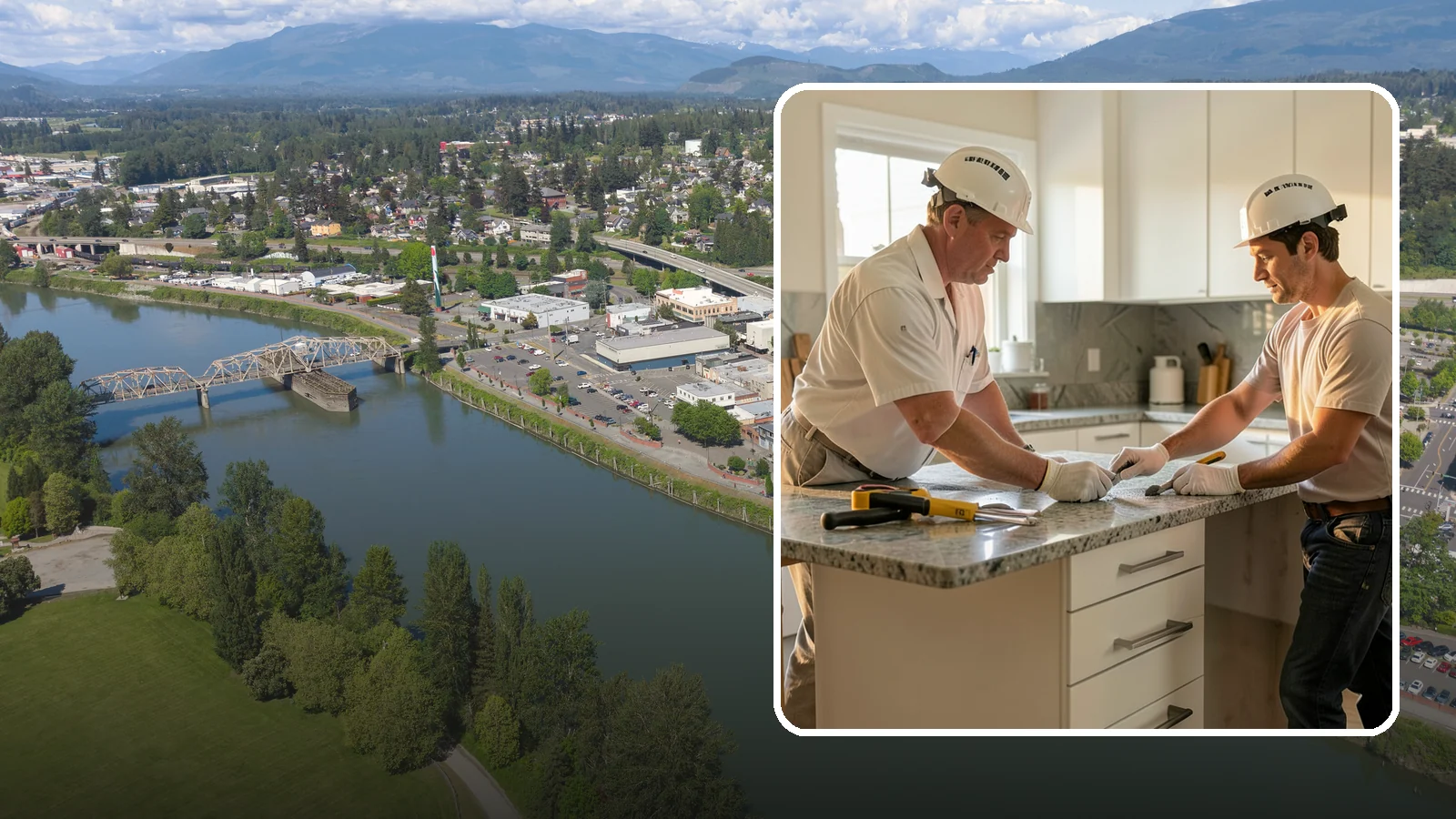 Countertop Repair in Mount Vernon, Skagit County, WA - Professional countertop repair that fixes chips, cracks, seams, and stains to restore your surface without full replacement.