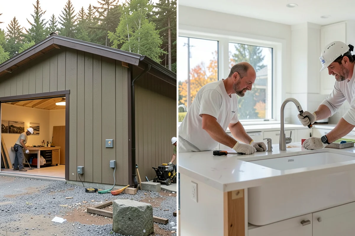 Countertop Repair in Puyallup, Pierce County, WA - Inspect the damage and identify the material
