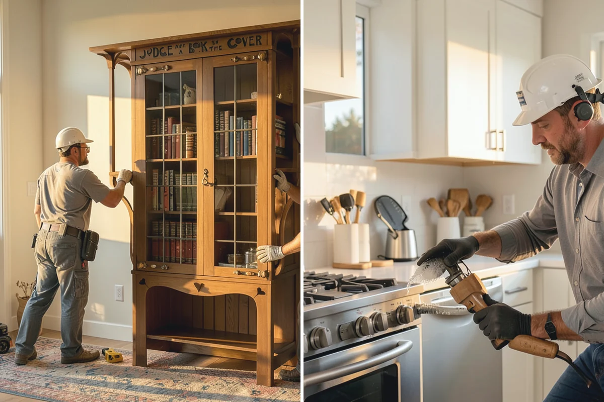 Countertop Repair in Roy, Pierce County, WA - Inspect the damage and identify the material