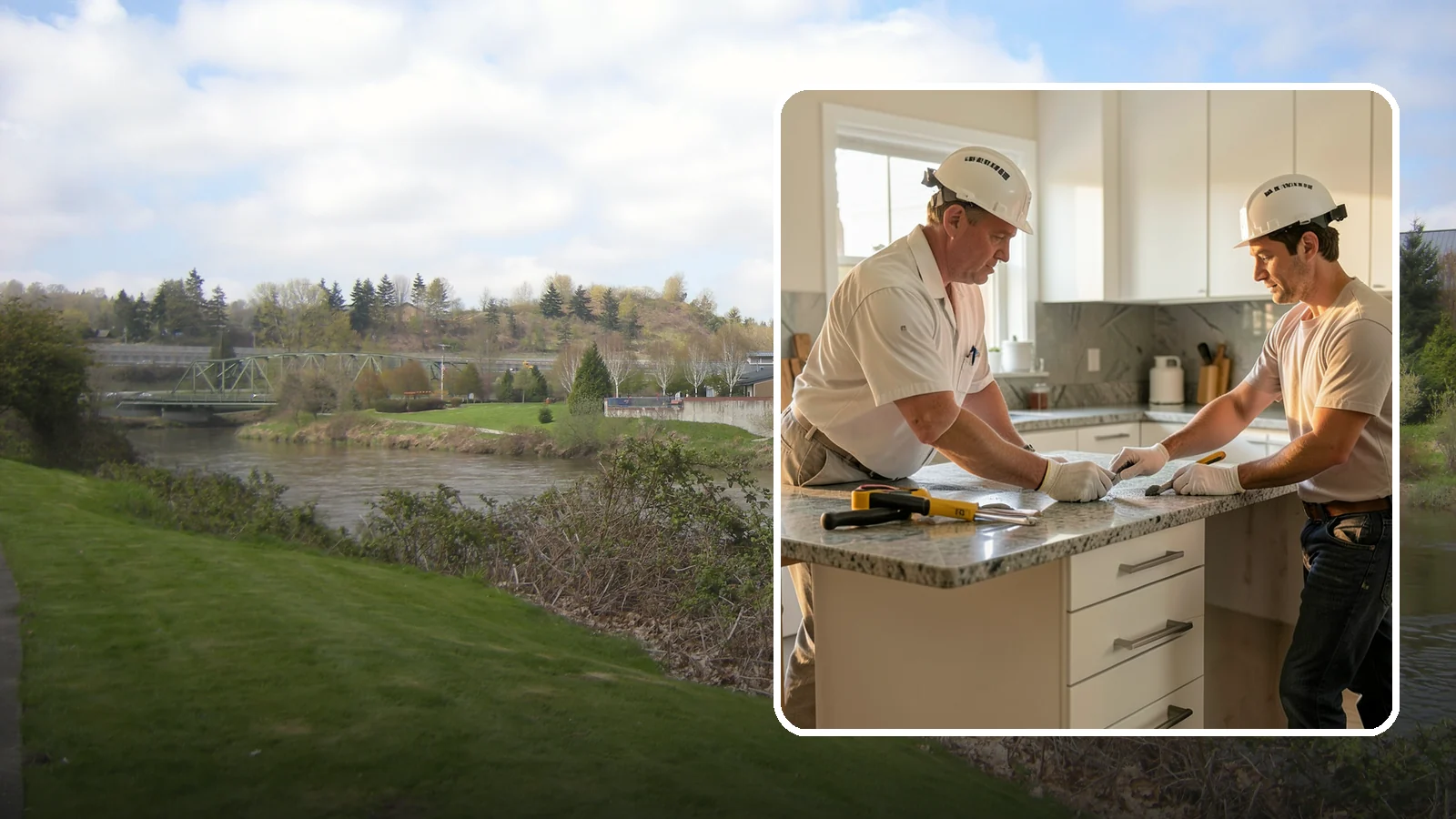 Countertop Repair in Tukwila, King County, WA - Professional countertop repair that fixes chips, cracks, seams, and stains to restore your surface without full replacement.
