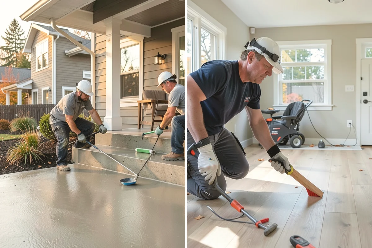 Countertop Repair in Yarrow Point, King County, WA - Inspect the damage and identify the material