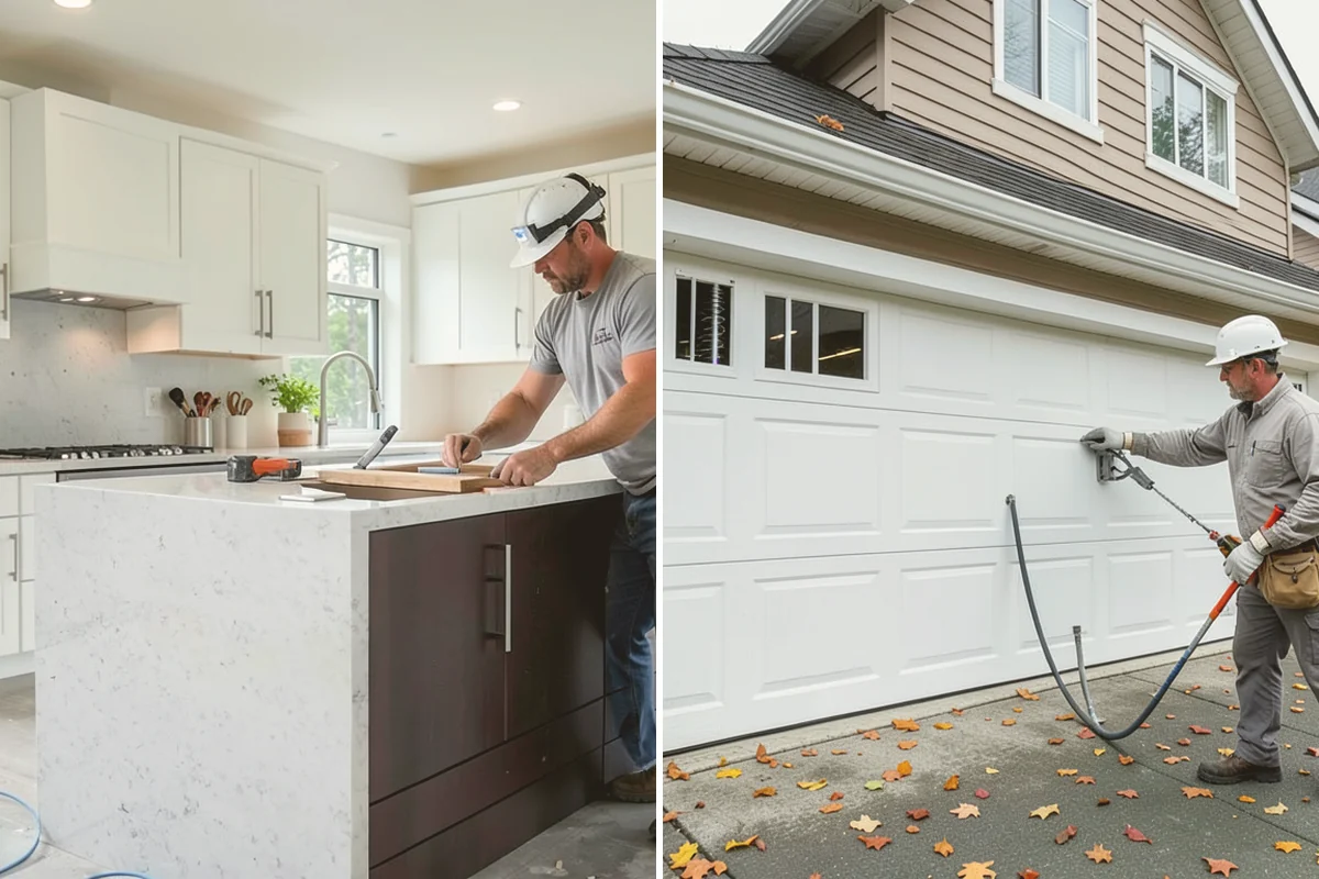 Countertop Replacement in Bellevue, King County, WA - Assess existing tops and confirm new material